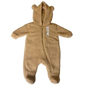 UNISEX old navy hooded bear onesie